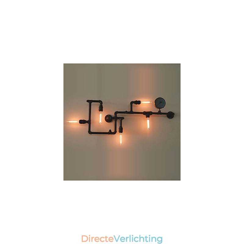 Wandlampen 5-lichts waterpijp ijzer mini-stijl industriële stijl land metaal