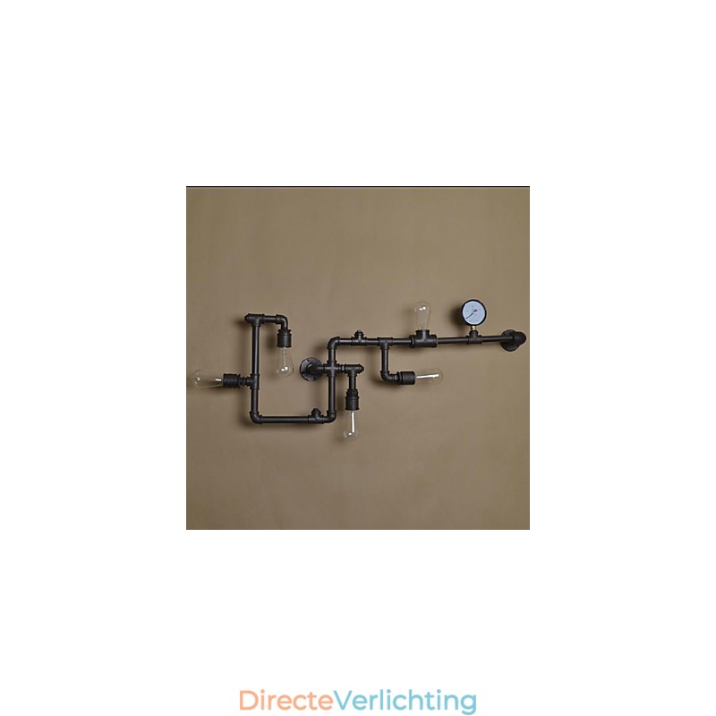 Wandlampen 5-lichts waterpijp ijzer mini-stijl industriële stijl land metaal