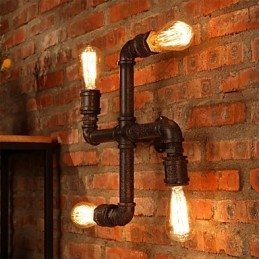 Retro Bar Iron Wandlampen Mini Stijl Rustieke Lodge Metaal