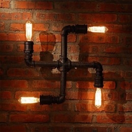 Retro Bar Iron Wandlampen Mini Stijl Rustieke Lodge Metaal