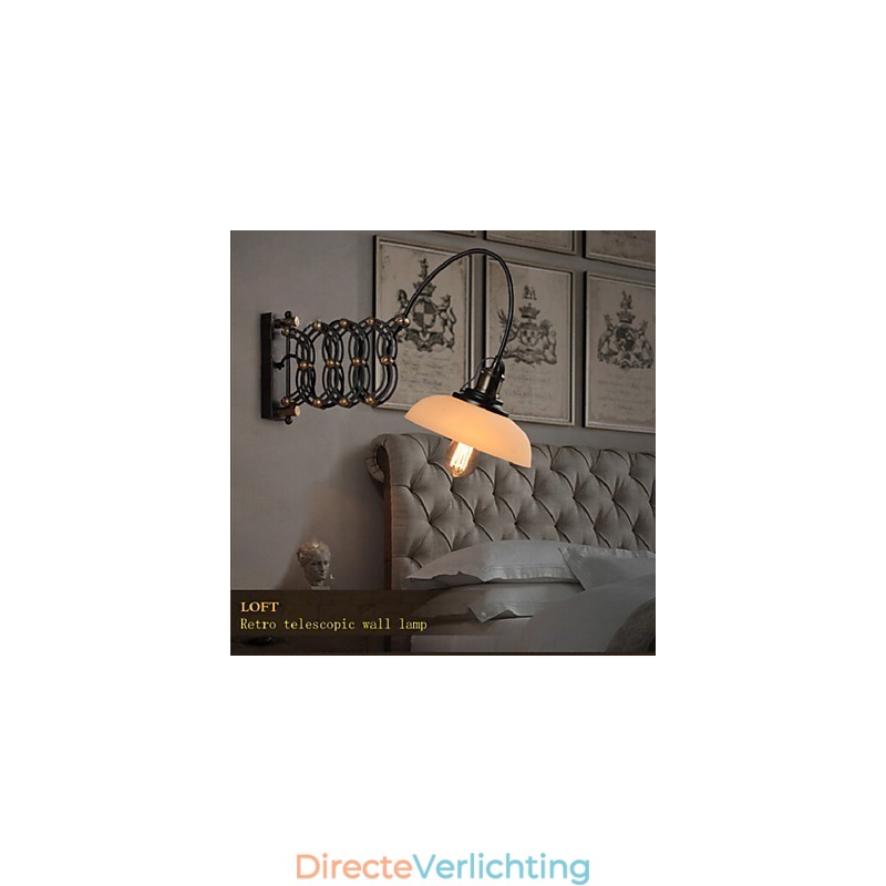 Vintage Industrieel Amerikaans Landelijk Restaurant Slaapkamer Studeerkamer Creatieve Trap Gangpad Lamp Telescopische IJzeren Wandlampen