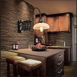 Vintage Industrieel Amerikaans Landelijk Restaurant Slaapkamer Studeerkamer Creatieve Trap Gangpad Lamp Telescopische IJzeren Wandlampen