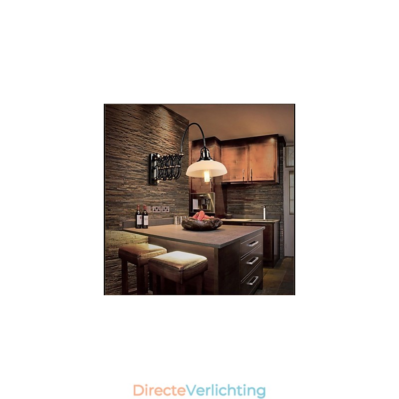Vintage Industrieel Amerikaans Landelijk Restaurant Slaapkamer Studeerkamer Creatieve Trap Gangpad Lamp Telescopische IJzeren Wandlampen