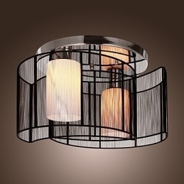 Plafondlamp Modern Design 2 Lampen Zwart