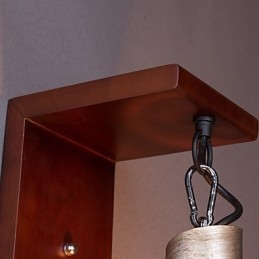 Antieke houten wandlampen 1 licht