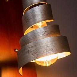 Antieke houten wandlampen 1 licht