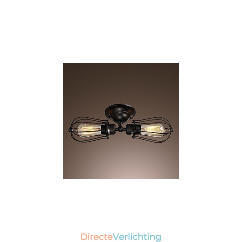 2-lichts gouden wandlamp in antieke stijl