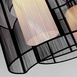 Plafondlamp Modern Design 2 Lampen Zwart