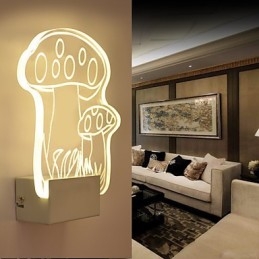 Acryl Wandlamp PVC Lamp Licht Modern Hedendaags Metaal