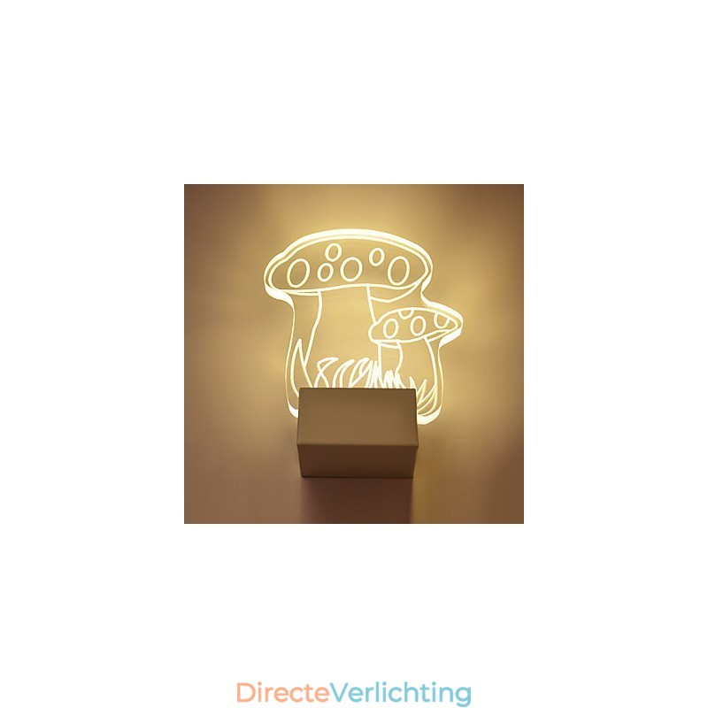 Acryl Wandlamp PVC Lamp Licht Modern Hedendaags Metaal