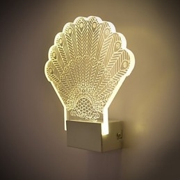 Acryl Wandlamp PVC Lamp Licht Modern Hedendaags Metaal