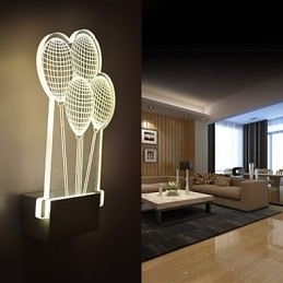 Acryl Wandlamp PVC Lamp Licht Modern Hedendaags Metaal