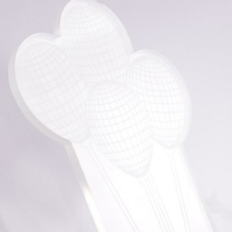 Acryl Wandlamp PVC Lamp Licht Modern Hedendaags Metaal