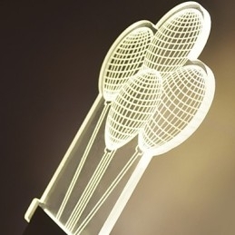 Acryl Wandlamp PVC Lamp Licht Modern Hedendaags Metaal