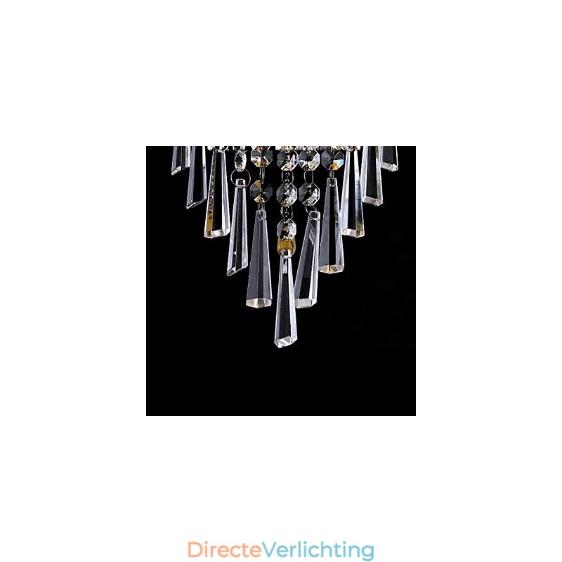 Stijlvolle kristallen wandlamp met 1 lichtbron