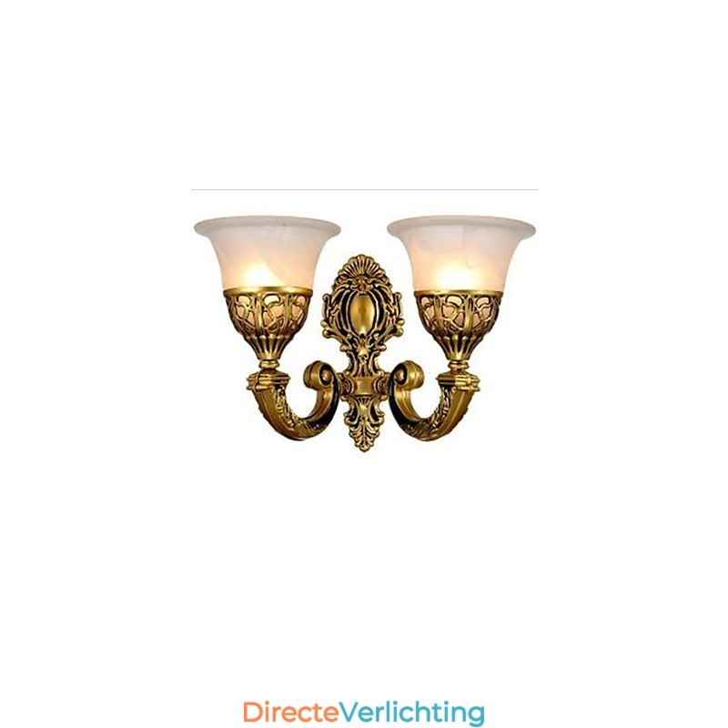 Europese Wandlamp Van Slaapkamer Het Hoofd Van Een Bed