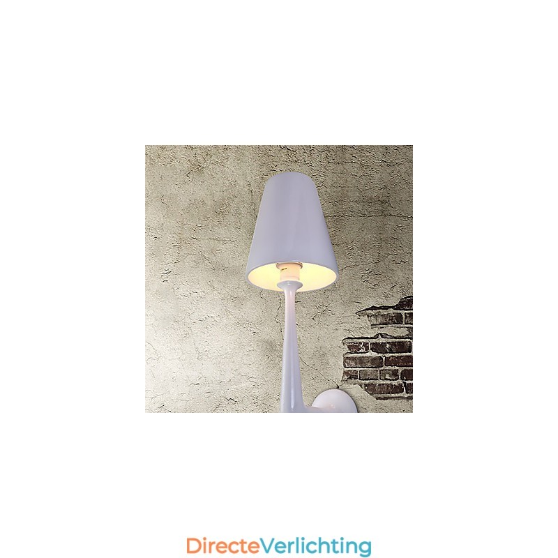 Continental Lron Enkele Wandlamp Hotel Wandlamp