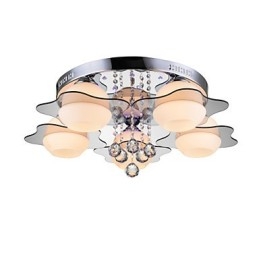 Afstandsbediening 5 lampen met blauwe rode moderne plafondlamp inbouw