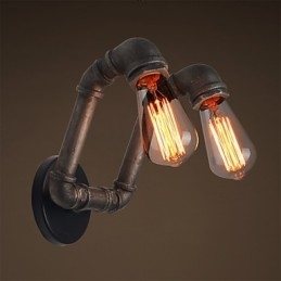Retro metalen wandlamp voor koffieshop