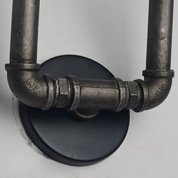 Retro metalen wandlamp voor koffieshop