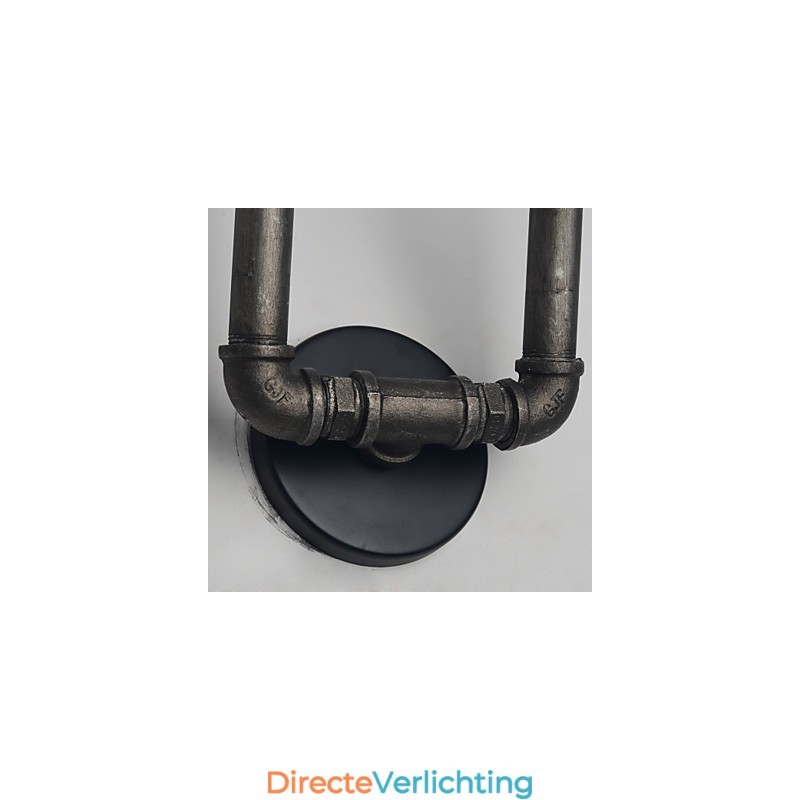 Retro metalen wandlamp voor koffieshop