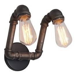 Retro metalen wandlamp voor koffieshop