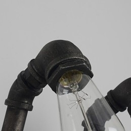 Retro metalen wandlamp voor koffieshop