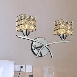 Moderne Kristallen Wandlamp In 2 Lampen