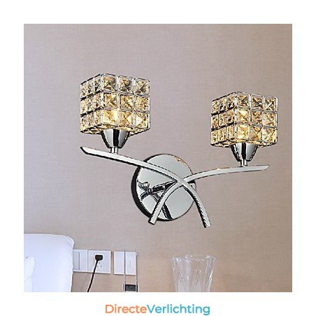 Moderne Kristallen Wandlamp In 2 Lampen Moderne Kristallen Wandlamp In 2 Lampen