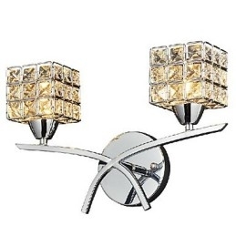 Moderne Kristallen Wandlamp In 2 Lampen