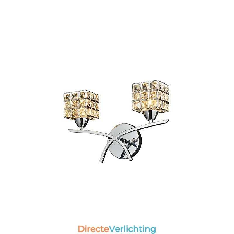 Moderne Kristallen Wandlamp In 2 Lampen