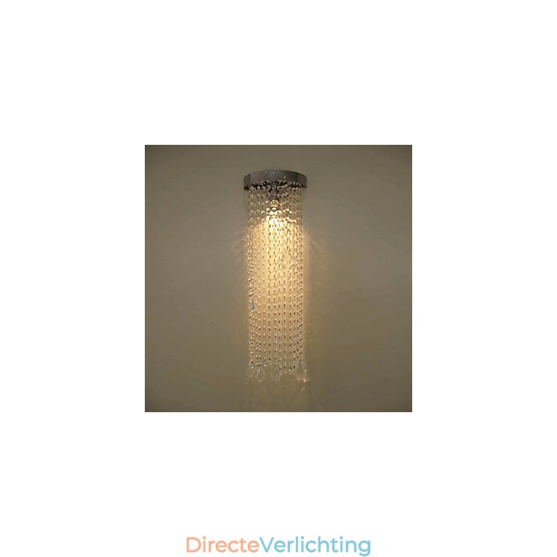 50W MR16 Chromen Wandlamp met Kristallen Kettingen