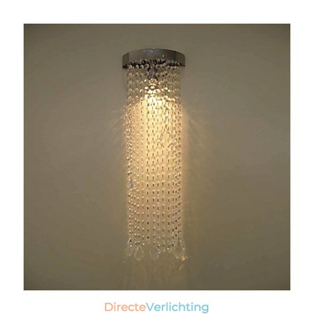 50W MR16 Chromen Wandlamp met Kristallen Kettingen 50W MR16 Chromen Wandlamp met Kristallen Kettingen