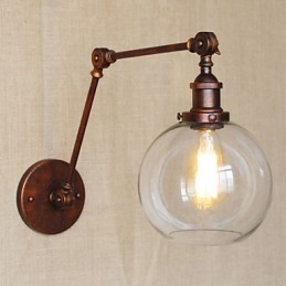Wandlampen Schommellampen Leeswandlampen Kristal Mini Stijl Rustieke Lodge Metaal