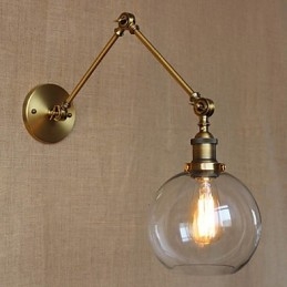 Wandlampen Schommellampen Leeswandlampen Kristal Mini Stijl Rustieke Lodge Metaal