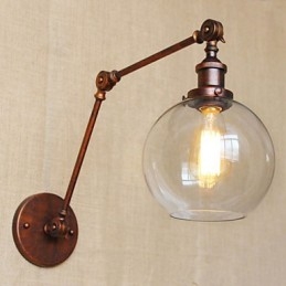 Wandlampen Schommellampen Leeswandlampen Kristal Mini Stijl Rustieke Lodge Metaal