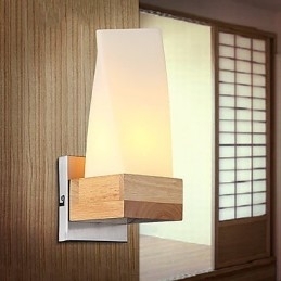 Wandlampen Mini Stijl Traditioneel Klassiek Hout Bamboe