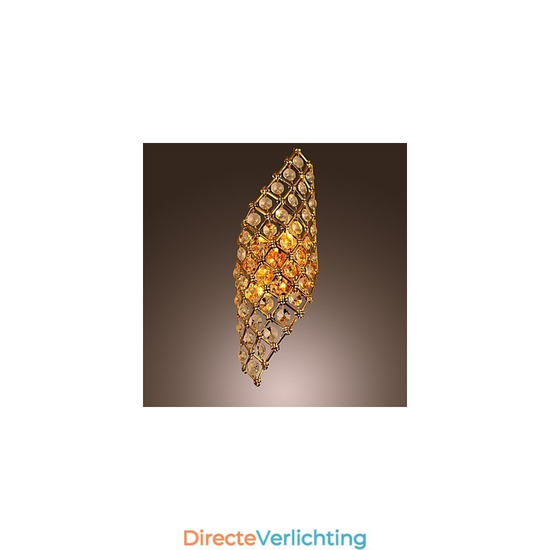 Artistieke Kristallen Wandlamp met 2 Lampen