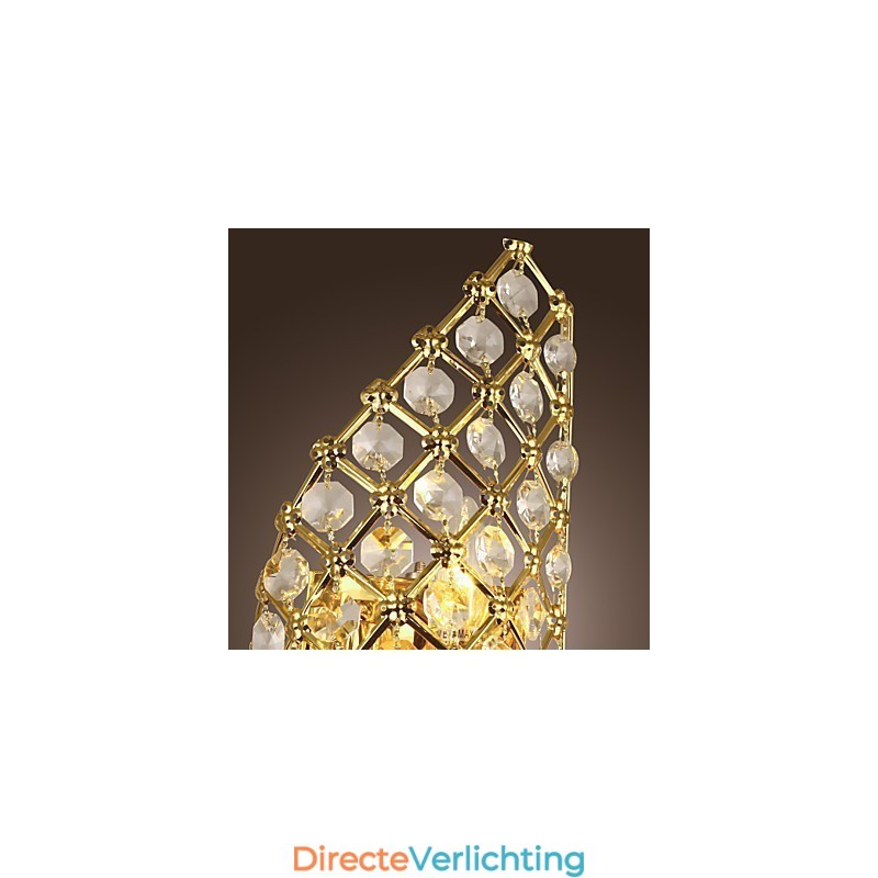 Artistieke Kristallen Wandlamp met 2 Lampen