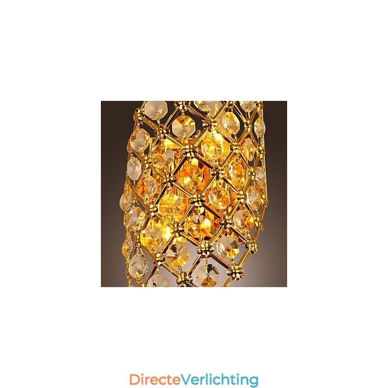 Artistieke Kristallen Wandlamp met 2 Lampen