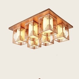 Een Chinese stijl lampen ijzeren plafondverlichting sfeer