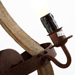 Mini Stijl Wandlampen Rustiek Lodge Hout Bamboe