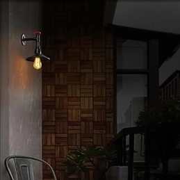 Mini Wandlamp 1 Licht Concise Crème IJzer