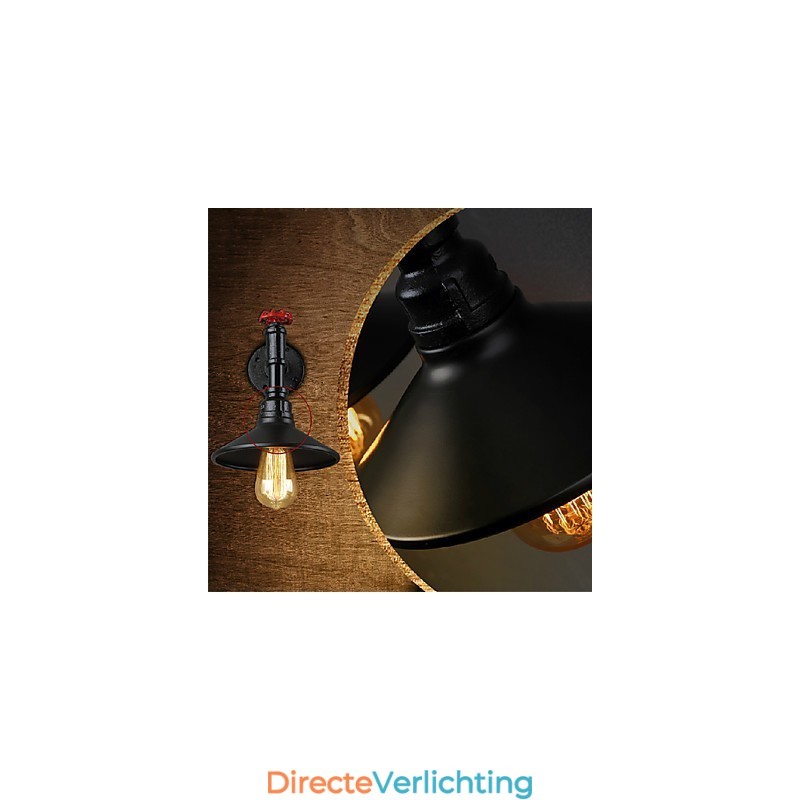 Mini Wandlamp 1 Licht Concise Crème IJzer