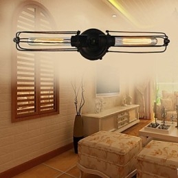 Traditionele klassieke mini schoorsteen wandlamp