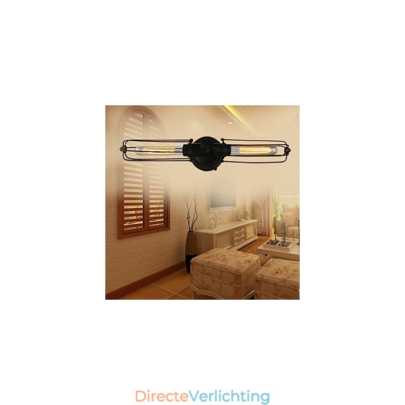 Traditionele klassieke mini schoorsteen wandlamp