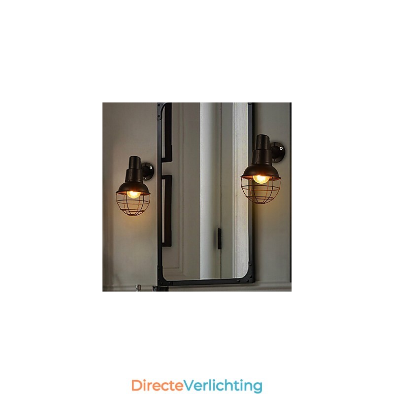 Mini Stijl Wandlampen Rustieke Lodge Metaal