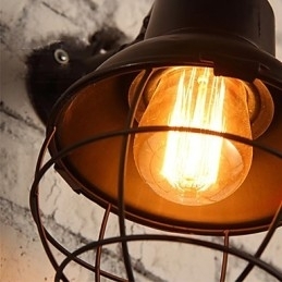 Mini Stijl Wandlampen Rustieke Lodge Metaal