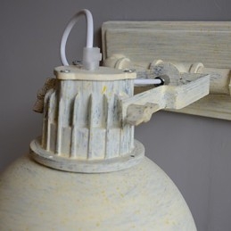 Gloednieuwe nostalgische vintage ijzeren loft gangpad wandlamp voor balkon Noord-Europa smeedijzeren wandlampen