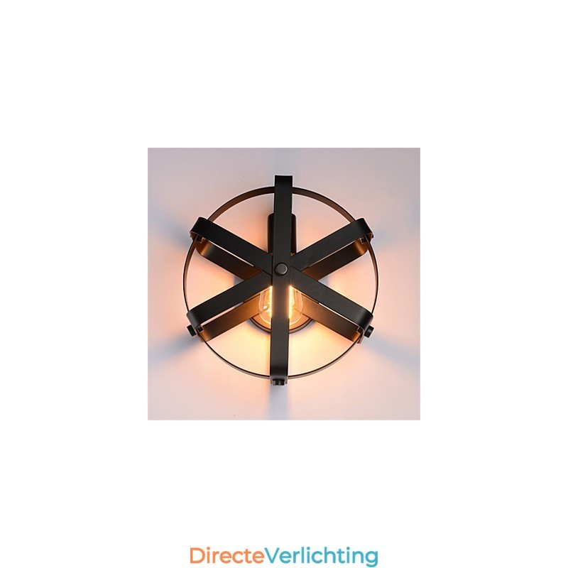 Nieuwe Vintage Stijl Industriële Ronde Wandlamp Balkon Loft Entree Hal Slaapkamer Wandlamp